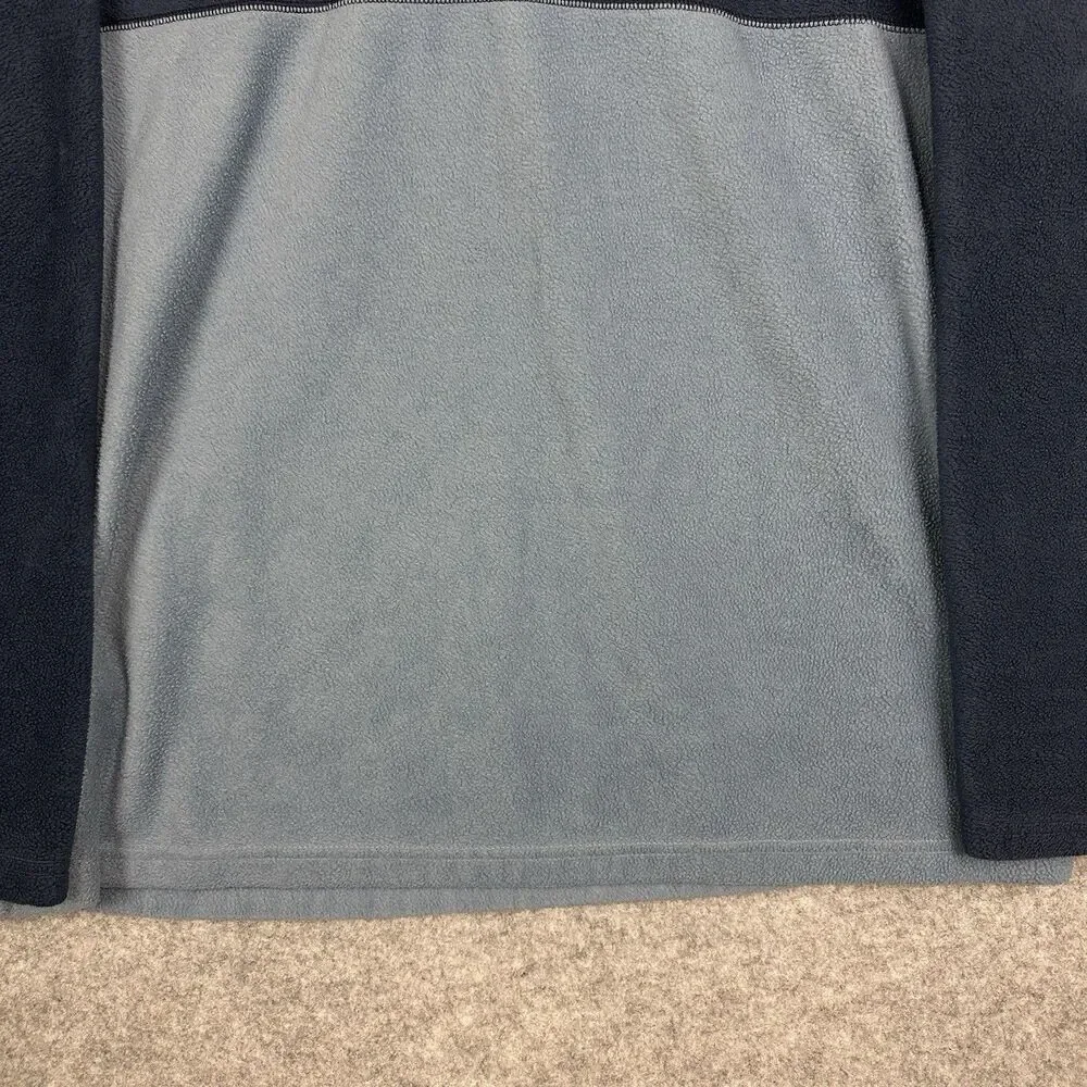 Columbia Steens Mountain Half Snap Fleece Pullover Mens XXL Navy Blue Outdoor